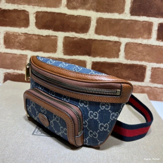 Hyperpeter Belt G Interlocking with Gucci bag 0815